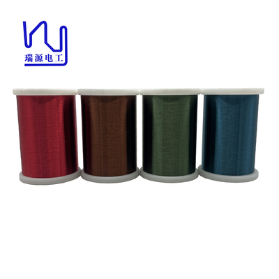 2uew155/180 Enamel Coated Magnet Wire Costom Super Thin Multi Color Motor