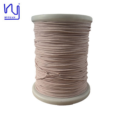 Solderable 840 StrandsX0.071mm Nylon Wrapped Copper Silk Covered Litz Wire for Solar Inverters