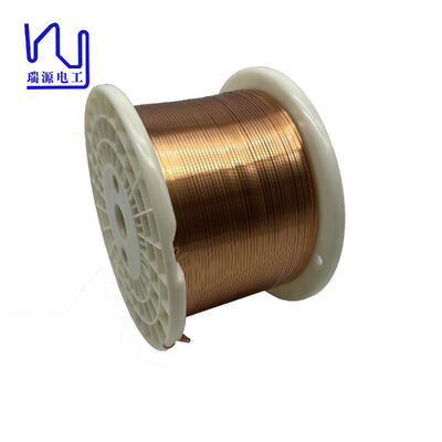 UL Certificate 0.8X3.0mm AIW Polyimide Imide Enamelled Flat Copper Wire for Automotive Winding