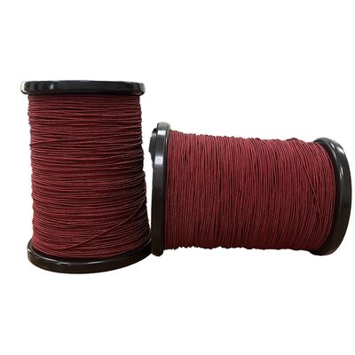 Red 2USTC-F Nylon Served Litz Wire 0.08mmX270 Single Layer Stranded Enameled Copper Wire Class F for High Frequency Use