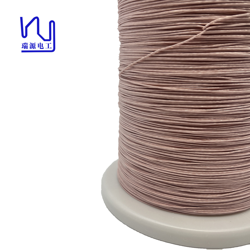 Udtc155 70/0.1mm Copper Litz Wire Nylon Served Polyester Stranded Wire