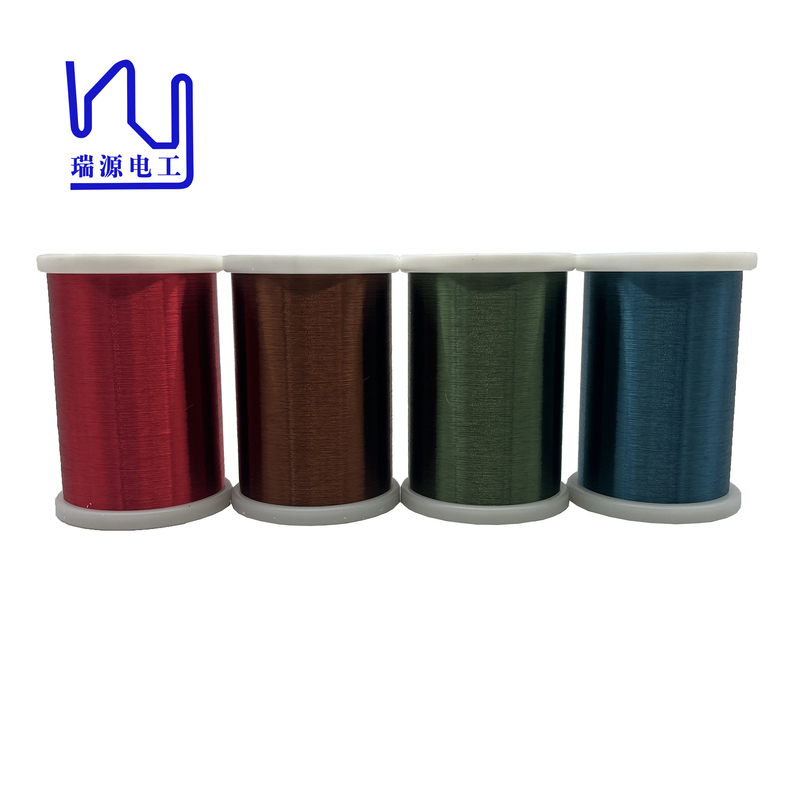 2uew155/180 Enamel Coated Magnet Wire Costom Super Thin Multi Color Motor