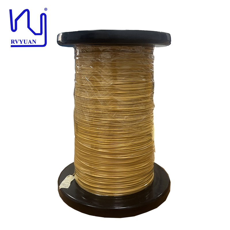 Custom ETFE Extruded Litz Wire 0.24mmx7 Strands TIW For Transformer