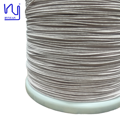 2USTC-F 0.1MMX120 สาย HF ผ้าไหมที่ปกคลุมลวด Litz สำหรับหม้อแปลง