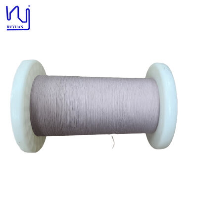 2USTC-F 0.025mmx7 ลวดลิตซ์ที่หุ้มด้วยผ้าไหมสำหรับเซ็นเซอร์ทางการแพทย์ที่มีความแม่นยำ