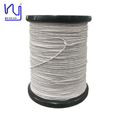 2USTC ลวด Litz เคลือบผ้าไหมความถี่สูง 0.1x300 สายหลายเส้นสำหรับหม้อแปลงไฟฟ้า