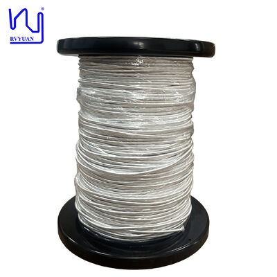 2USTC 0.03X4000 สายลิตซ์ที่ครอบคลุมด้วยไหมธรรมชาติ สายลิตซ์ที่ใช้เพียงครั้งเดียวหรือสองครั้ง