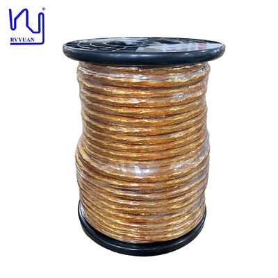ลวดลิทซ์ทองแดงหุ้มฟิล์มโพลีอิไมด์ที่ได้รับการรับรอง UL 6000V พร้อม 528 เส้น