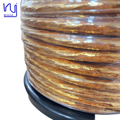 0.32mmx528 PI/PET/ETFE สาย Litz ที่ติดเทปกันด้วยสายไฟฟ้า 6000V สําหรับเครื่องแปลงและ EV