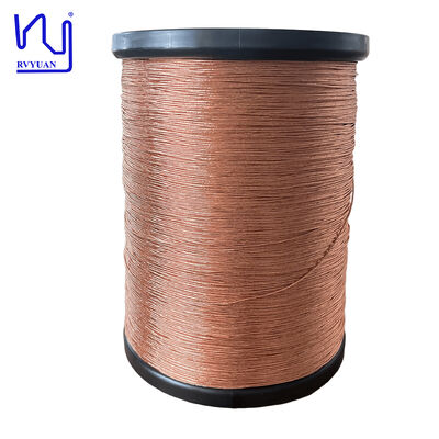 180°C ลวดลิทซ์ความถี่สูง 0.1 มม. สำหรับหม้อแปลงและตัวเหนี่ยวนำ RF