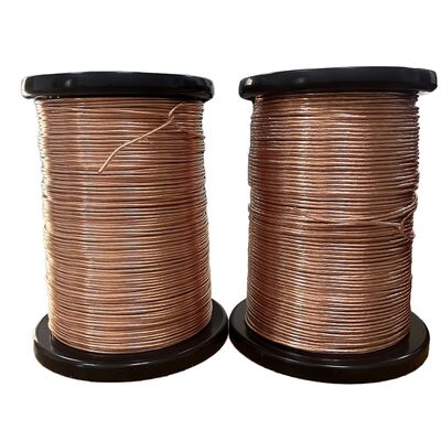 กลมชั้น 130C ทองแดงหมึก Mylar PET ผนังเทป Litz สาย 0.10mm * 127 สาย