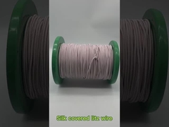 Ruiyuan 40 AWG Strands ให้บริการลวดทองแดง Litz เคลือบไนลอนแรงดันสูง